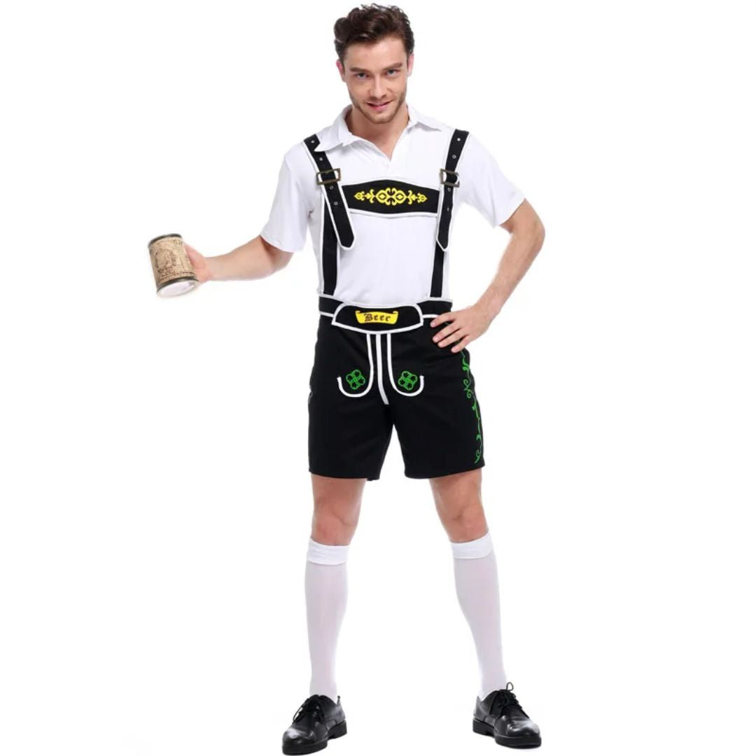 Lederhose Hans – Men's Traditional Lederhosen Oktoberfest Outfit