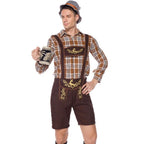 Lederhose Ludwig - Traditioneel Oktoberfest Kostuum voor Bars en Bierfestivals 2025