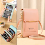 Crossbody Phone Bag – RFID Blocking Lining with Touchscreen Pocket