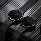 Men's Watch Ultra-Thin – Mesh Strap, Quartz Movement, Scratch-Resistant