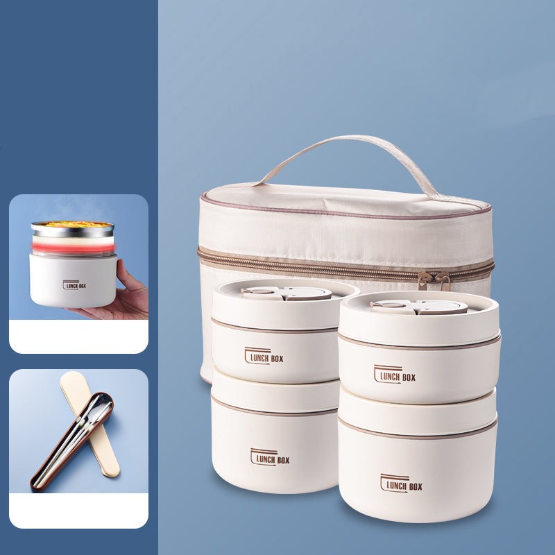 Thermal Lunch Box – Double-Walled Stainless Steel, Leak-Proof Seal