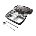 Stainless Steel Bento Box – 1.5L Lunch Box with 4 Compartments & Cutlery