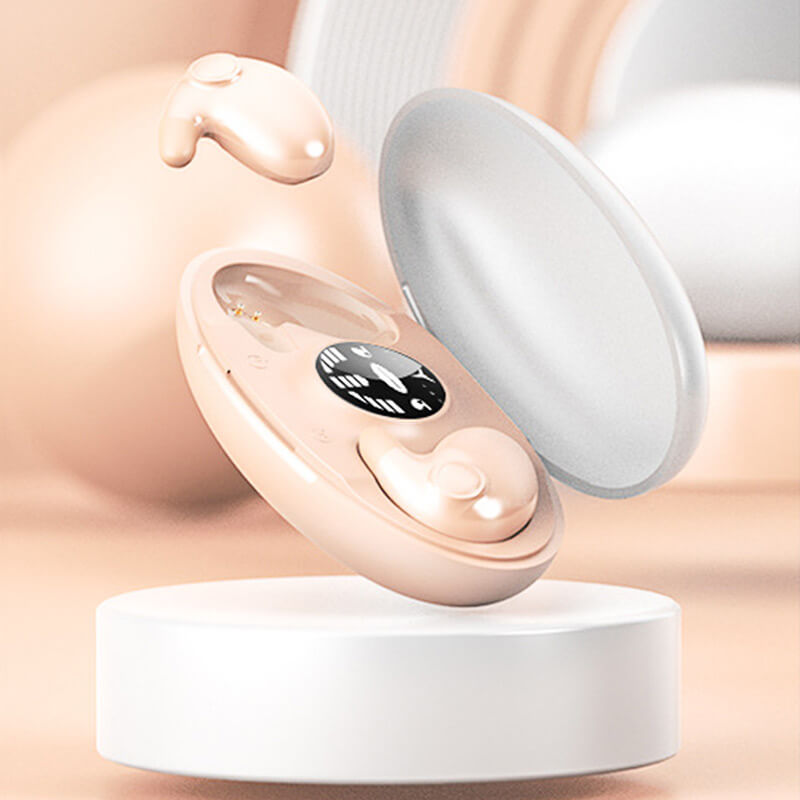 Wireless Low-Profile Earbuds – Ultra-Light Ergonomic Design with Long Battery Life